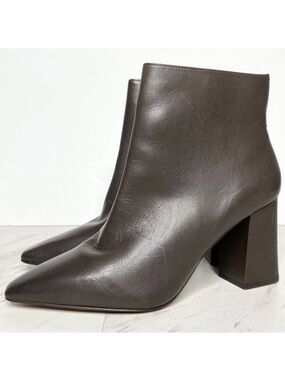 Vince Camuto Cammen Pointed Toe Brown Bootie 10 10 1/2